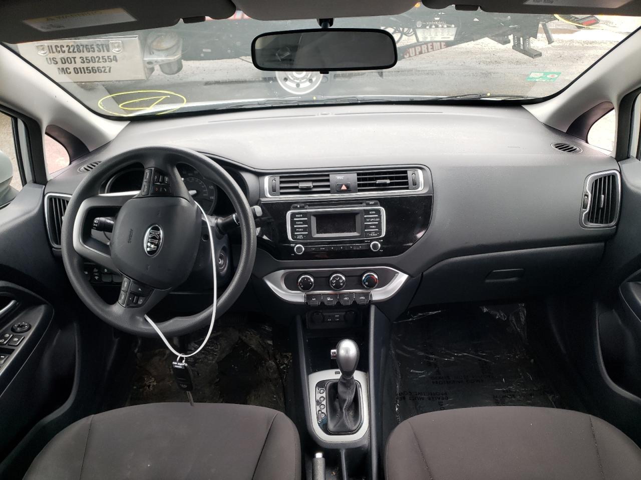Photo 9 from auction – 2016 KIA RIO LX with VIN KNADM4A38G6620945