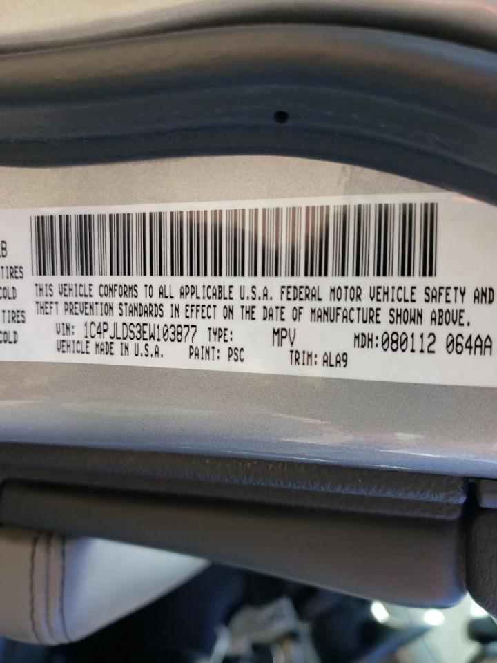 Photo 10 from auction – 2014 JEEP CHEROKEE L with VIN 1C4PJLDS3EW103877
