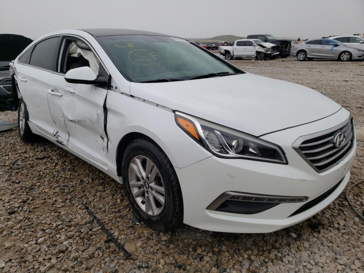 HYUNDAI SONATA SE 2015 with VIN 5NPE24AF7FH015259 - Photo from auction