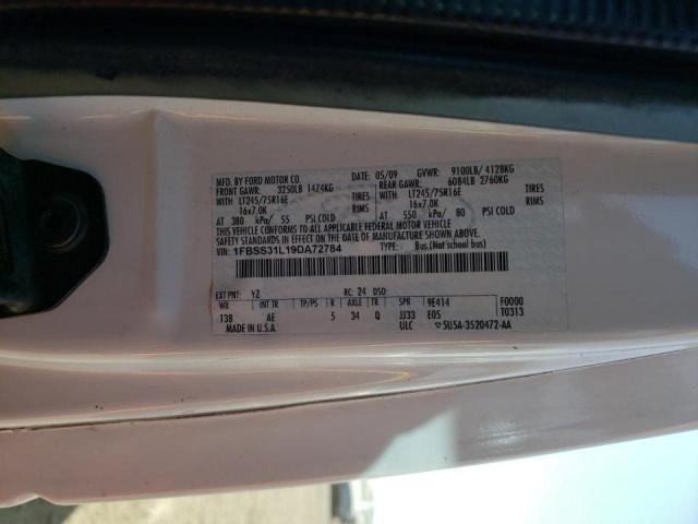 Photo 10 from auction – 2009 FORD ECONOLINE with VIN 1FBSS31L19DA72784