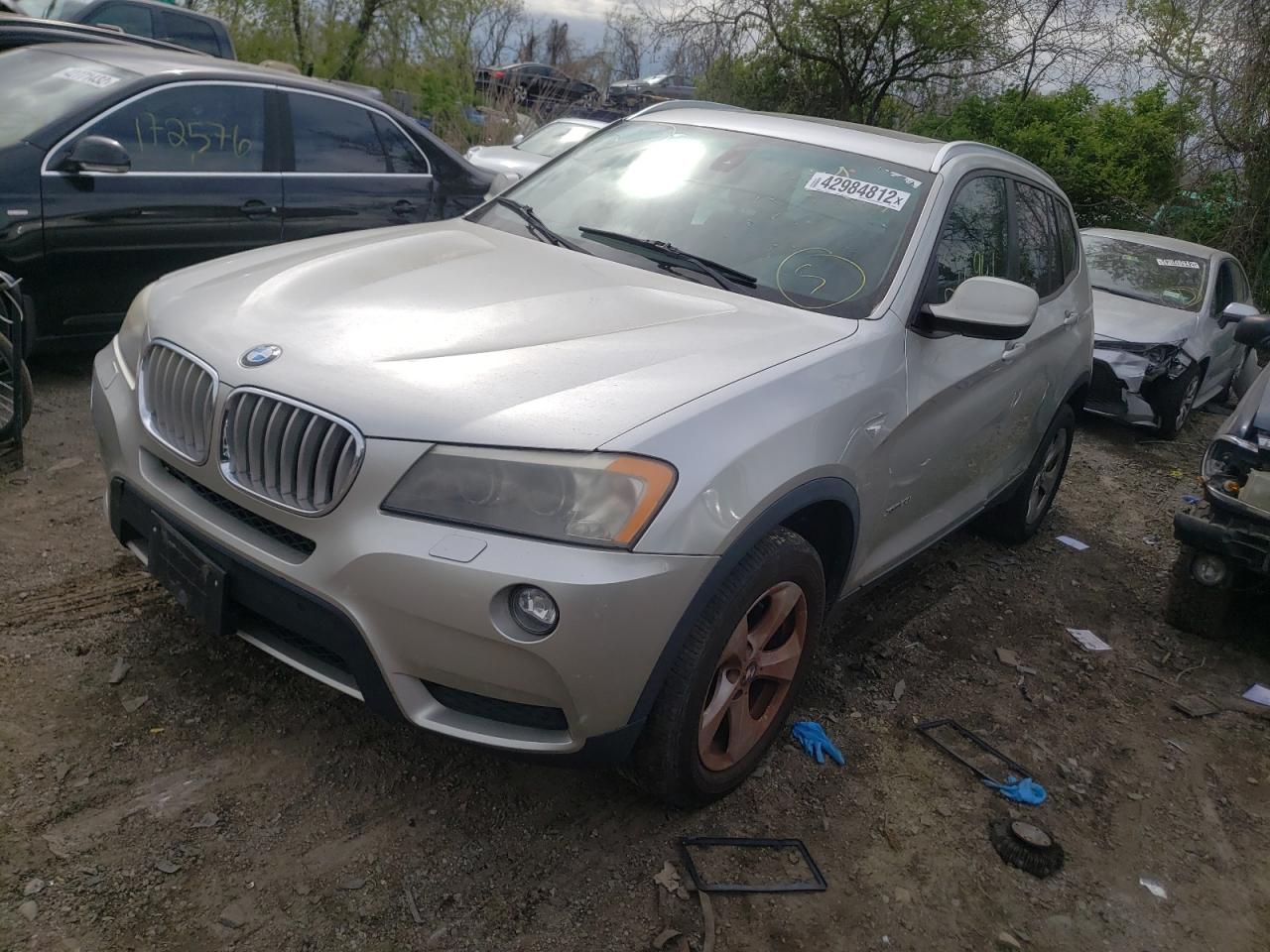 Photo 2 from auction – 2011 BMW X3 XDRIVE2 with VIN 5UXWX5C55BL703149