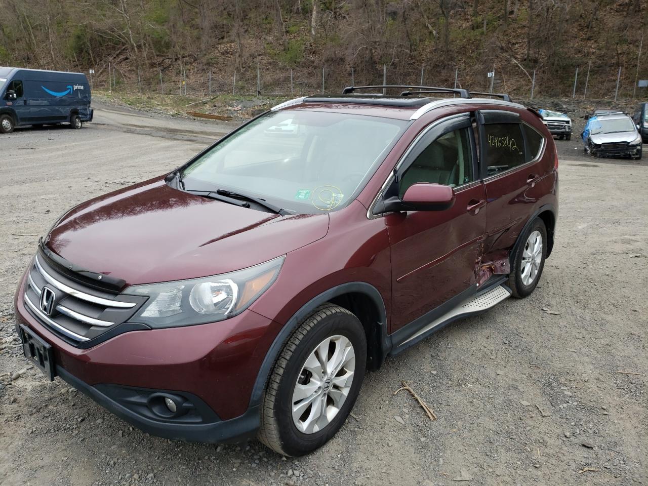 Photo 2 from auction – 2012 HONDA CR-V EXL with VIN 5J6RM4H73CL079200