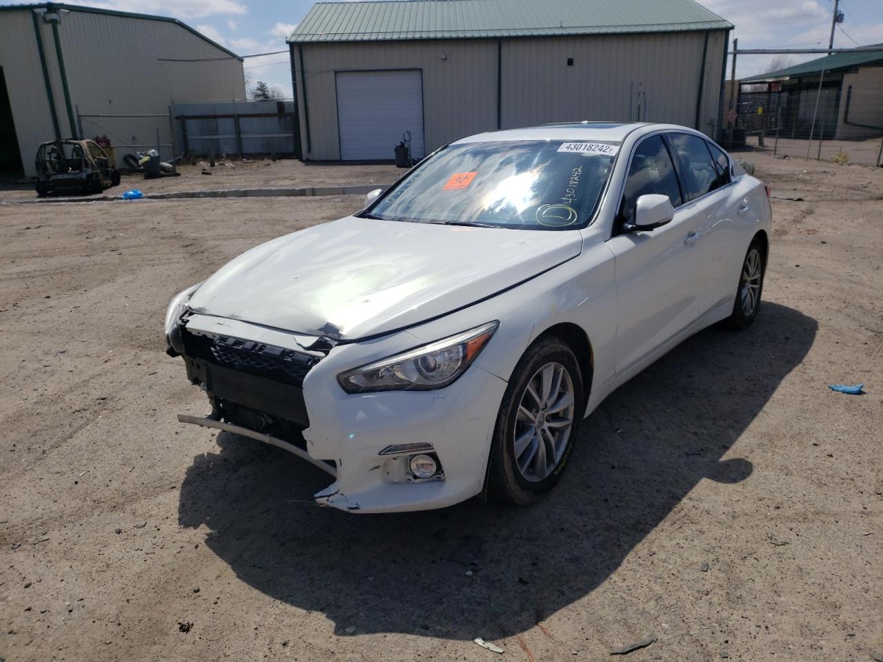 Photo 2 from auction – 2014 INFINITI Q50 BASE with VIN JN1BV7AR2EM689011