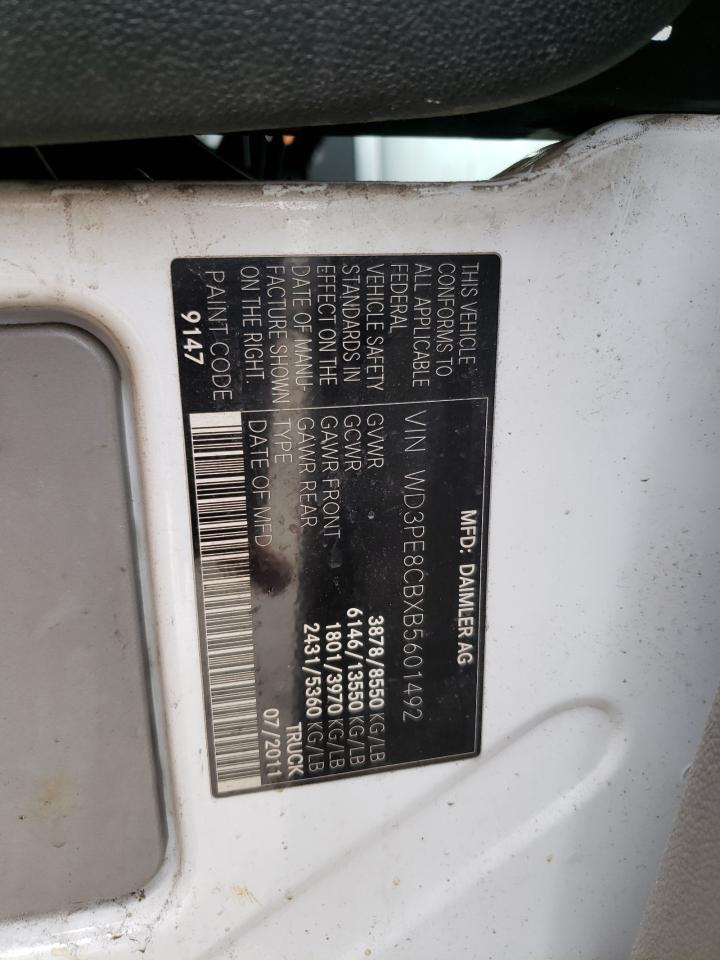 Photo 10 from auction – 2011 MERCEDES-BENZ SPRINTER 2 with VIN WD3PE8CBXB5601492