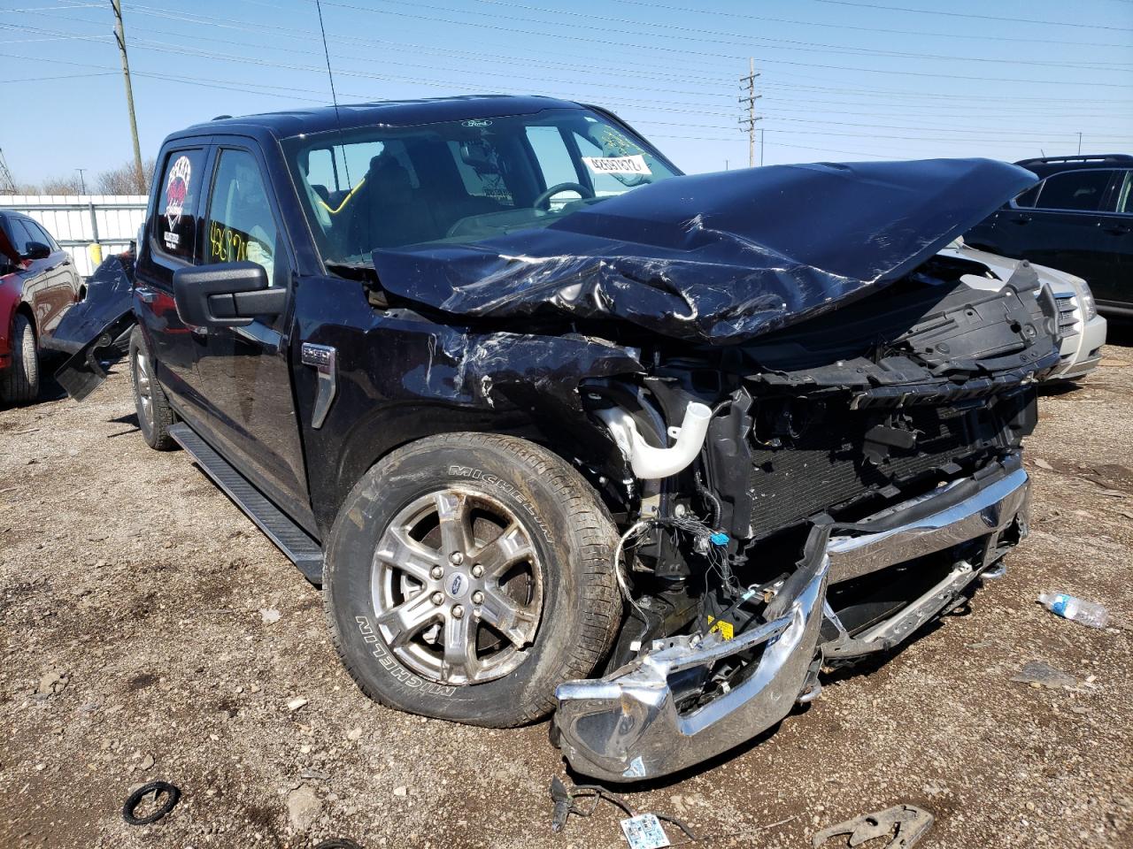 FORD F150 SUPER 2021 with VIN 1FTFW1E52MFA23057 - Photo from auction