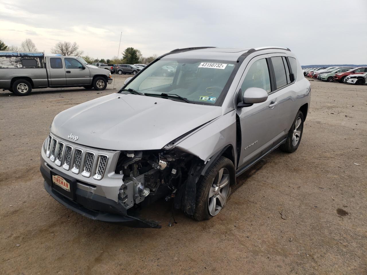 Photo 2 from auction – 2016 JEEP COMPASS LA with VIN 1C4NJDEB2GD795088