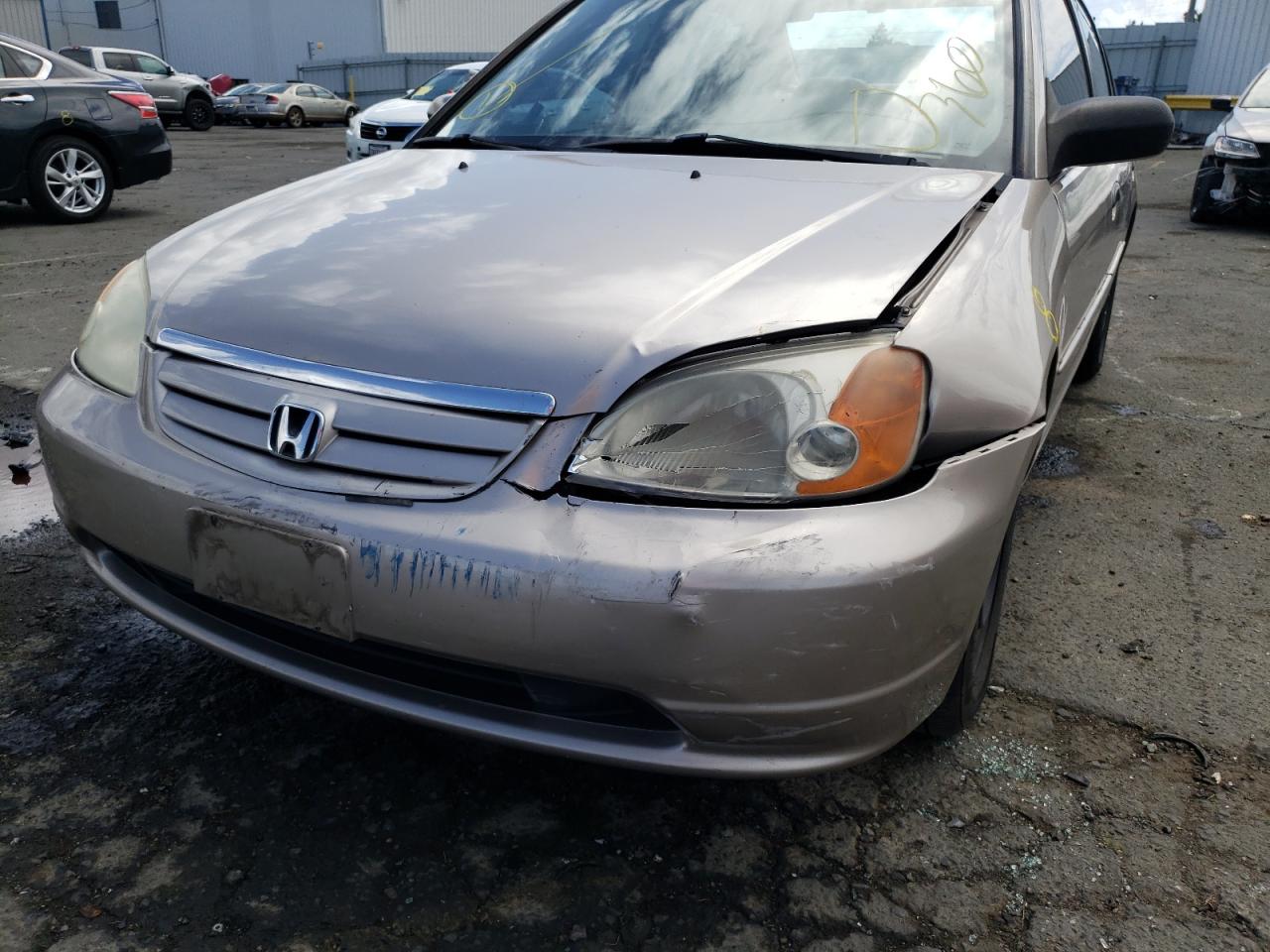 Photo 9 from auction – 2001 HONDA CIVIC LX with VIN 2HGES16511H574789