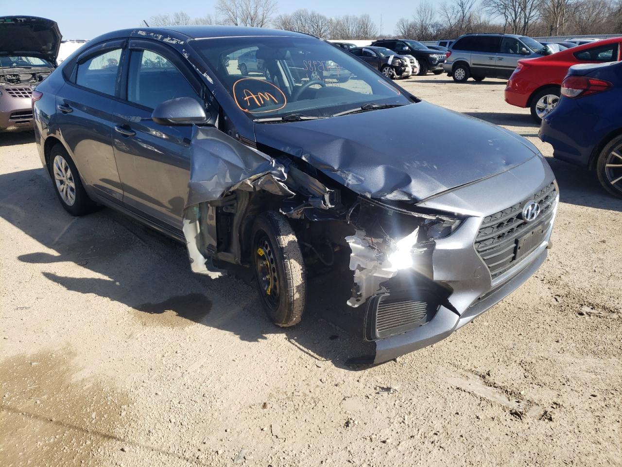 Photo 1 from auction – 2018 HYUNDAI ACCENT SE with VIN 3KPC24A34JE018291
