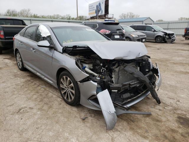 HYUNDAI SONATA SPO 2017 with VIN 5NPE34AF3HH462011 - Photo from auction