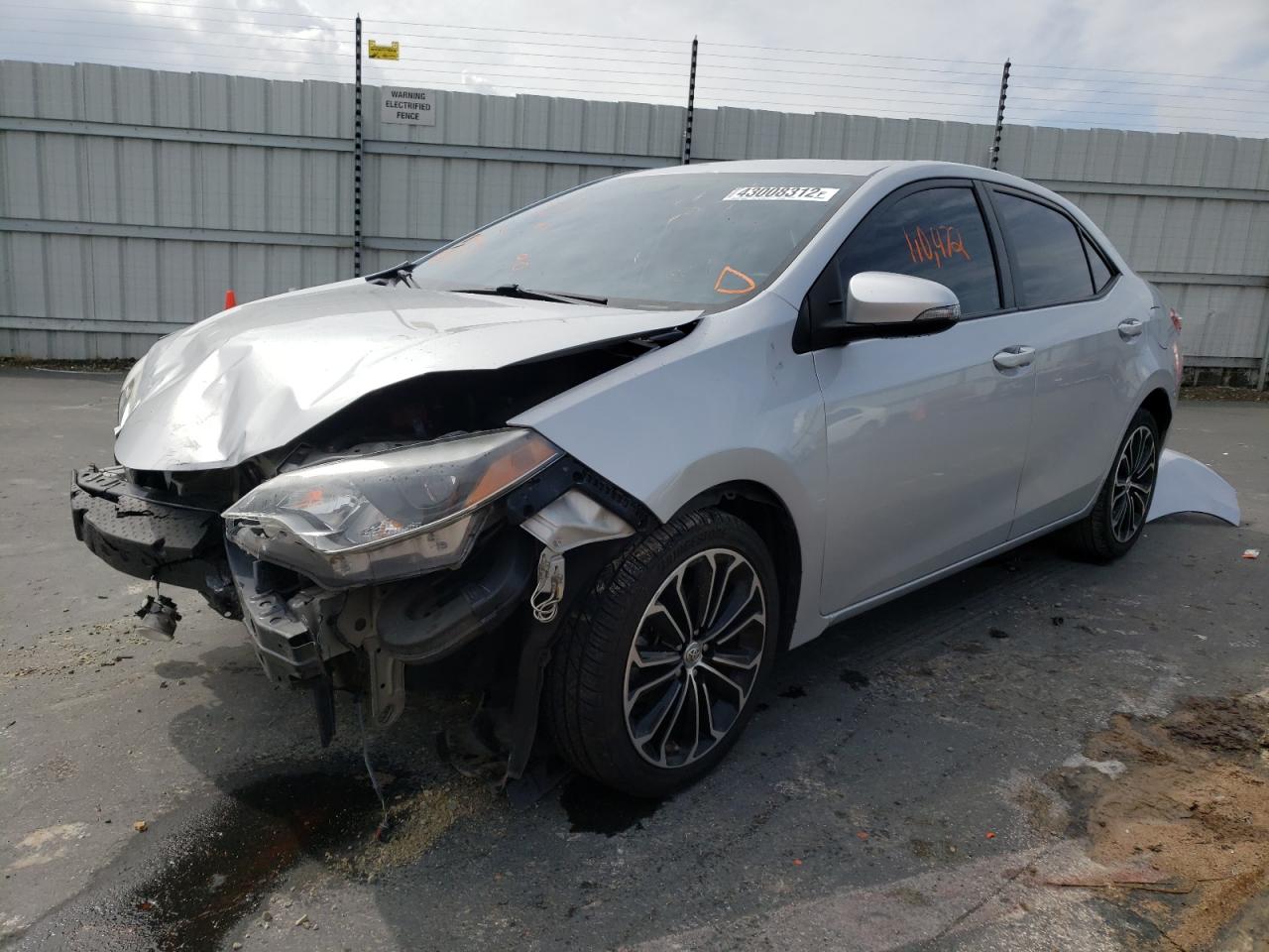 Photo 2 from auction – 2016 TOYOTA COROLLA L with VIN 5YFBURHE2GP375874