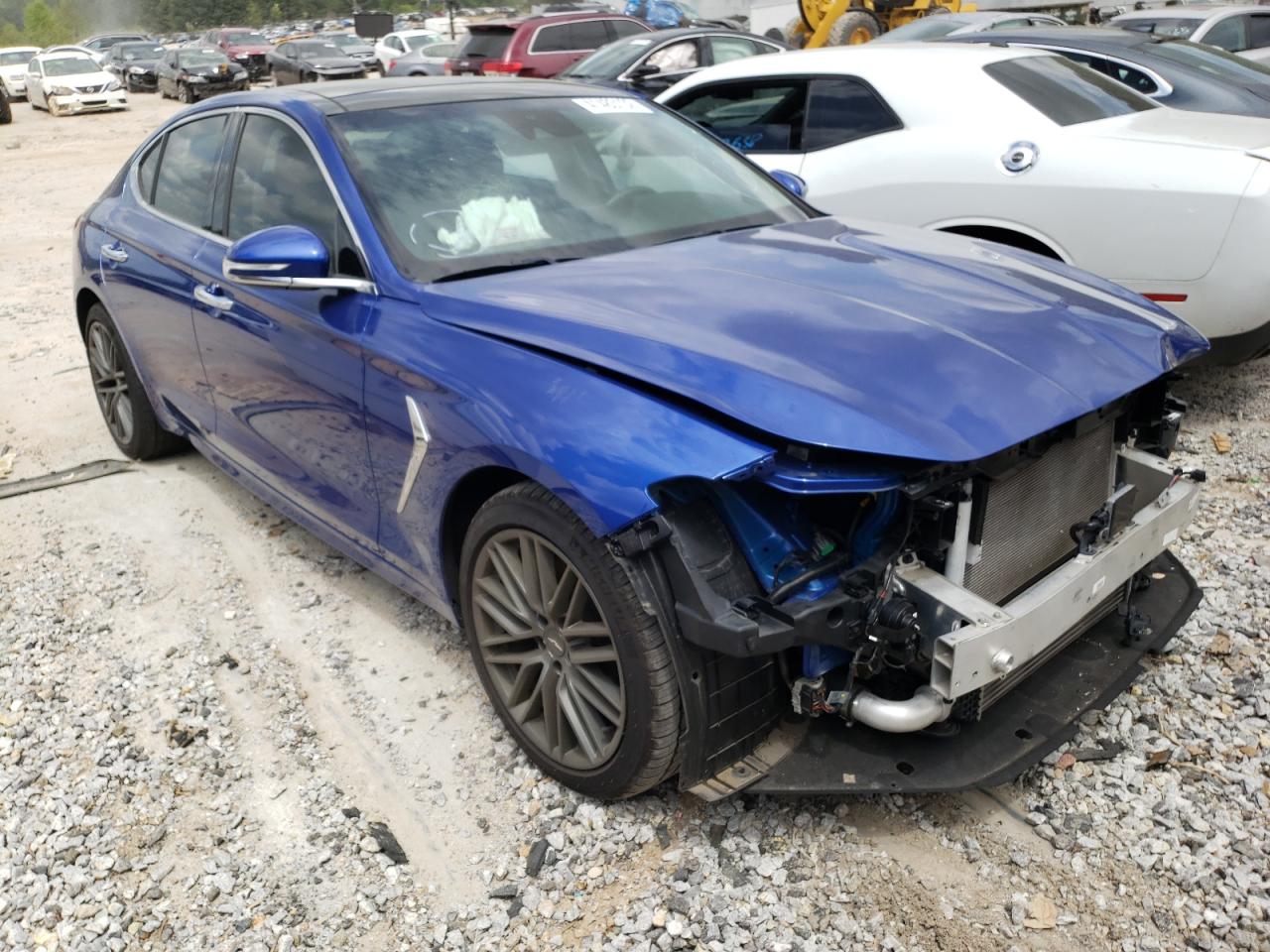 GENESIS G70 ELITE 2019 with VIN KMTG34LA4KU012523 - Photo from auction