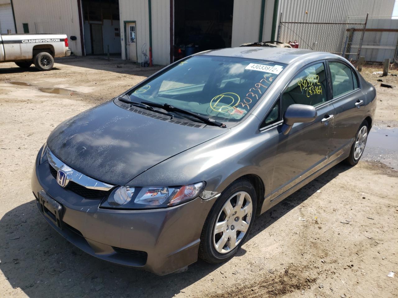 Photo 2 from auction – 2010 HONDA CIVIC LX with VIN 2HGFA1F53AH553370