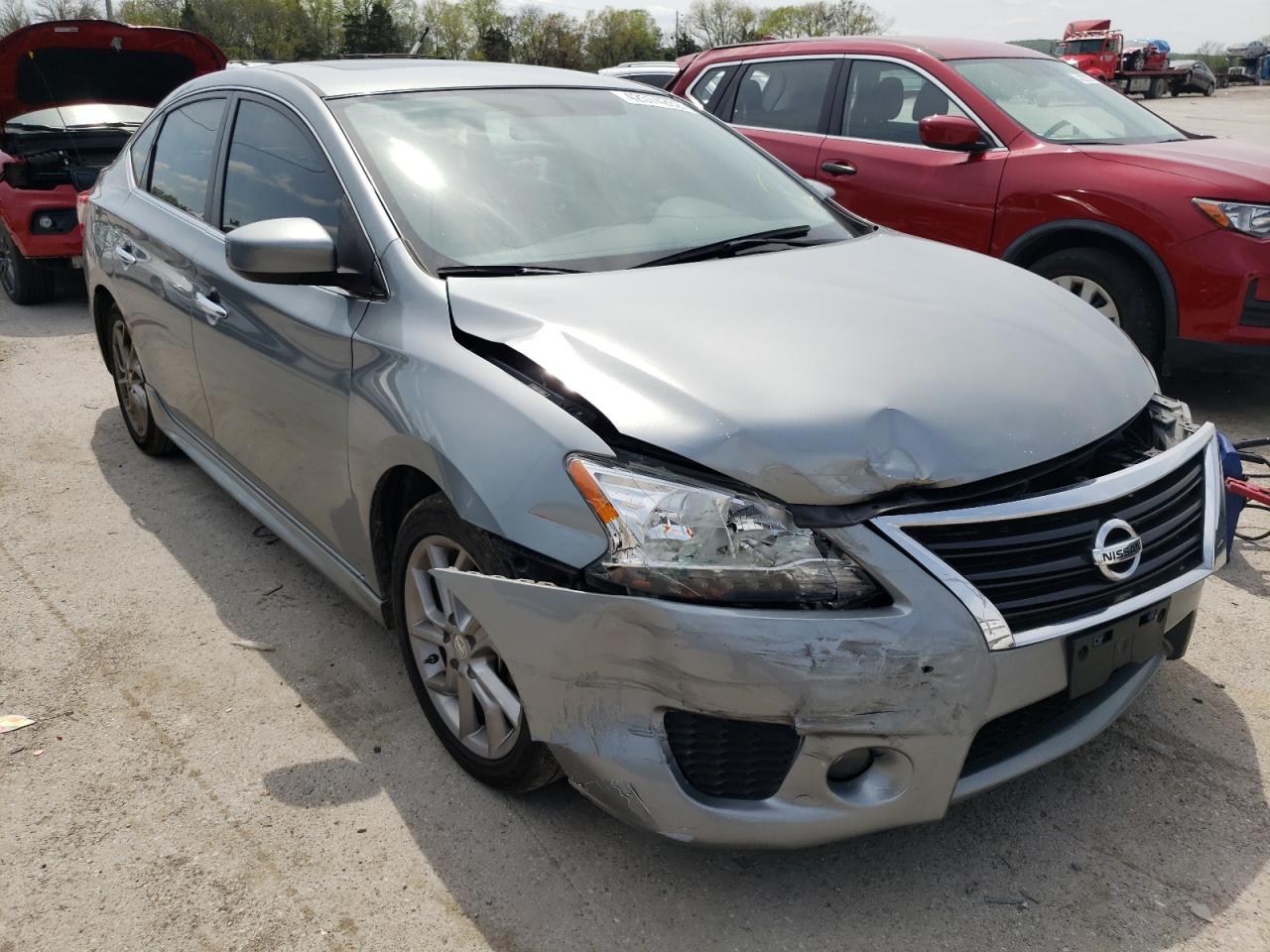 NISSAN SENTRA S 2013 with VIN 3N1AB7AP1DL705629 - Photo from auction