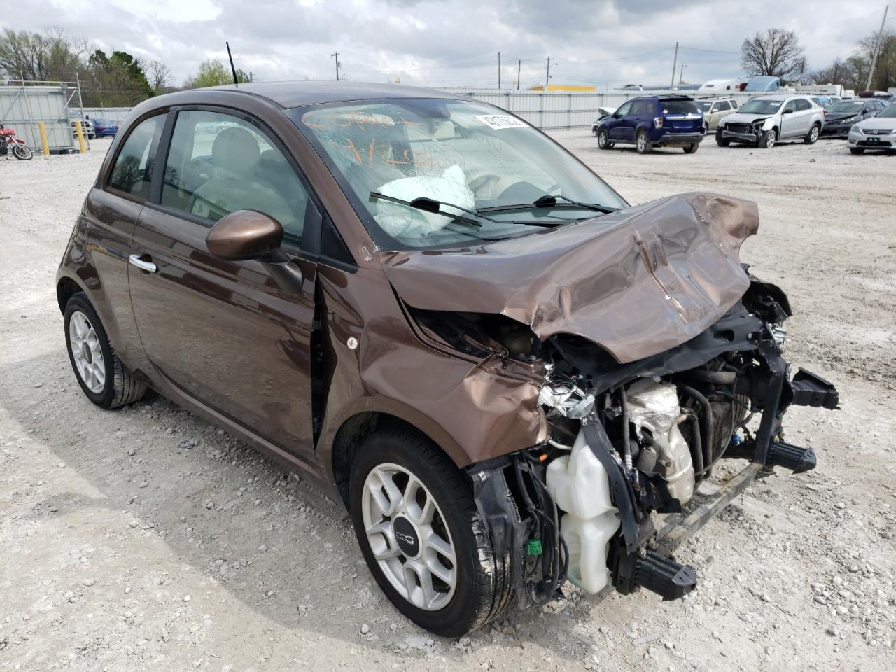 FIAT 500 POP 2013 with VIN 3C3CFFAR8DT554427 - Photo from auction