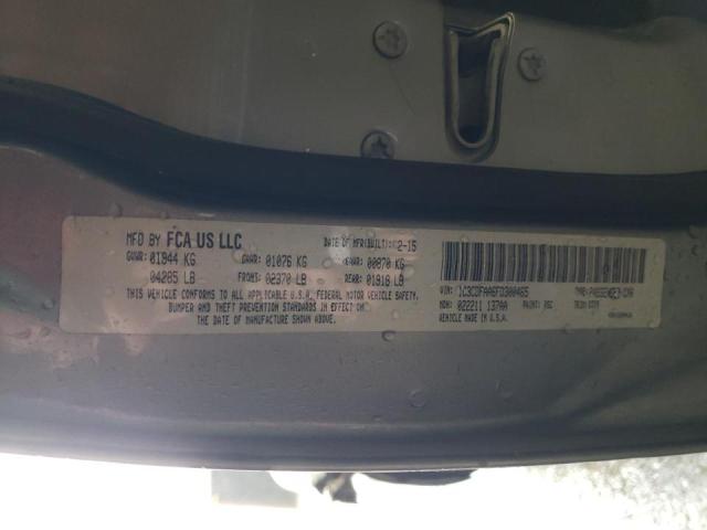 Photo 10 from auction – 2015 DODGE DART SE with VIN 1C3CDFAA6FD300465
