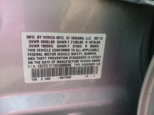 Photo 10 from auction – 2014 ACURA ILX 20 TEC with VIN 19VDE1F73EE000045