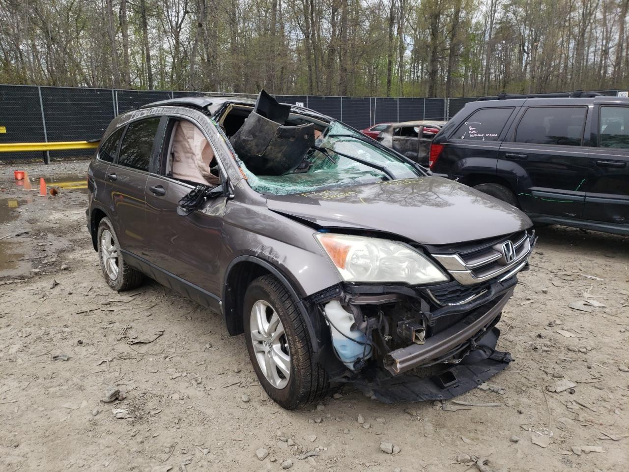 HONDA CR-V EX 2011 with VIN 5J6RE3H53BL013489 - Photo from auction