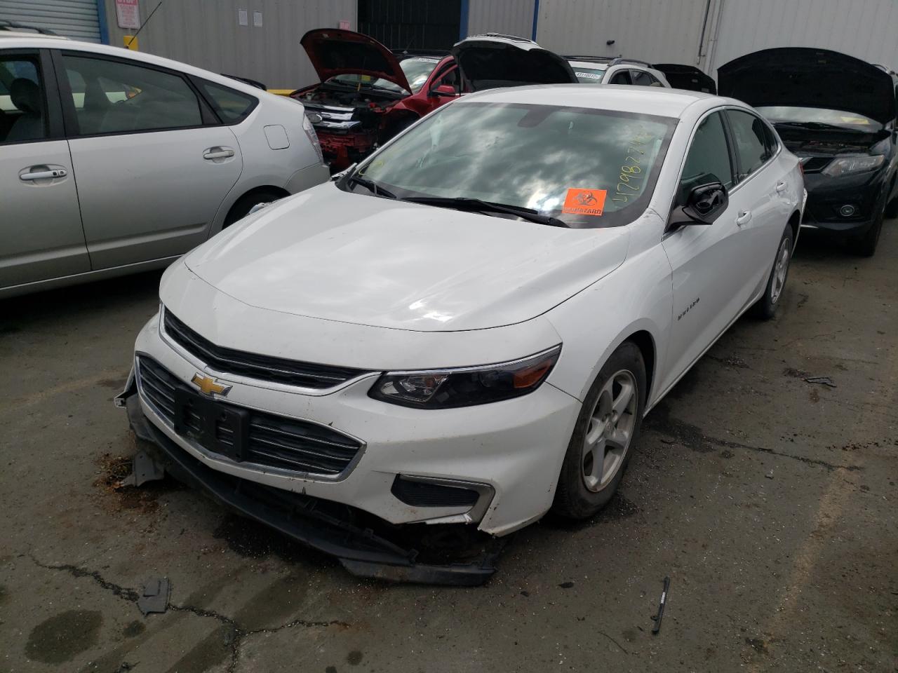 Photo 2 from auction – 2017 CHEVROLET MALIBU LS with VIN 1G1ZC5ST3HF262244