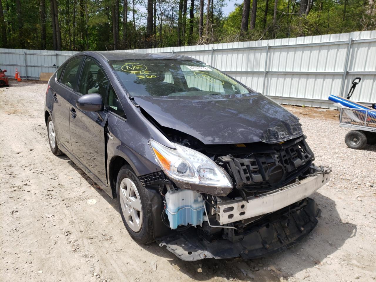 TOYOTA PRIUS 2011 with VIN JTDKN3DU6B0277666 - Photo from auction