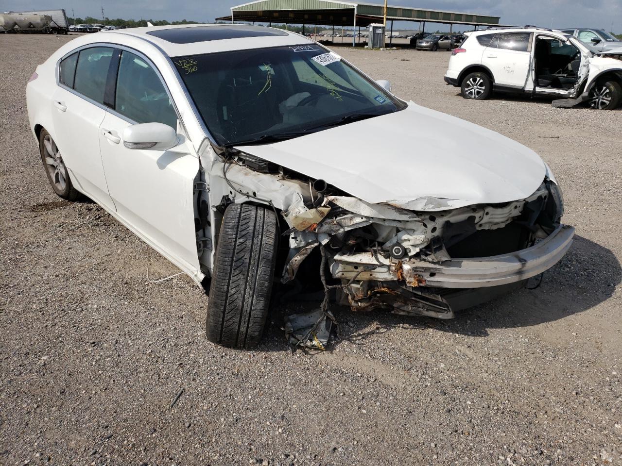 ACURA TL 2012 with VIN 19UUA8F57CA008645 - Photo from auction