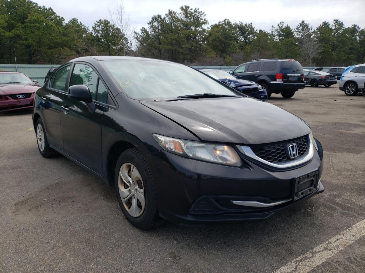 HONDA CIVIC LX 2013 with VIN 19XFB2F52DE230722 - Photo from auction