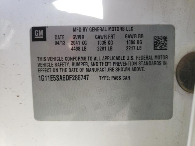 Photo 10 from auction – 2013 CHEVROLET MALIBU 2LT with VIN 1G11E5SA6DF286747