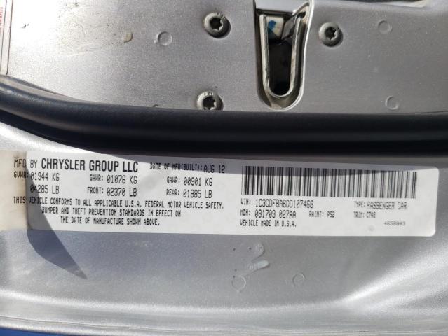 Photo 10 from auction – 2013 DODGE DART SXT with VIN 1C3CDFBA6DD107468