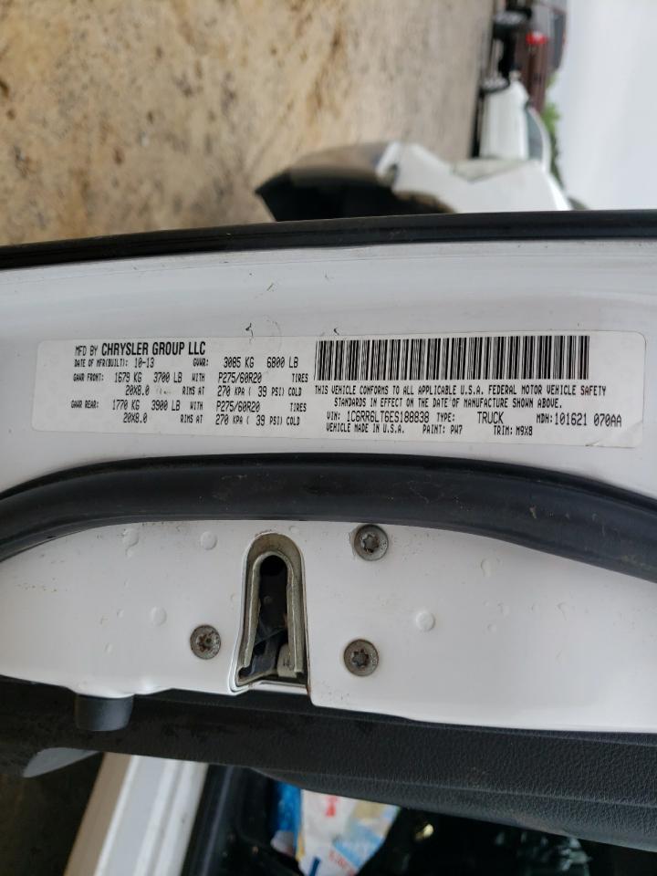 Photo 10 from auction – 2014 RAM 1500 SLT with VIN 1C6RR6LT6ES188838