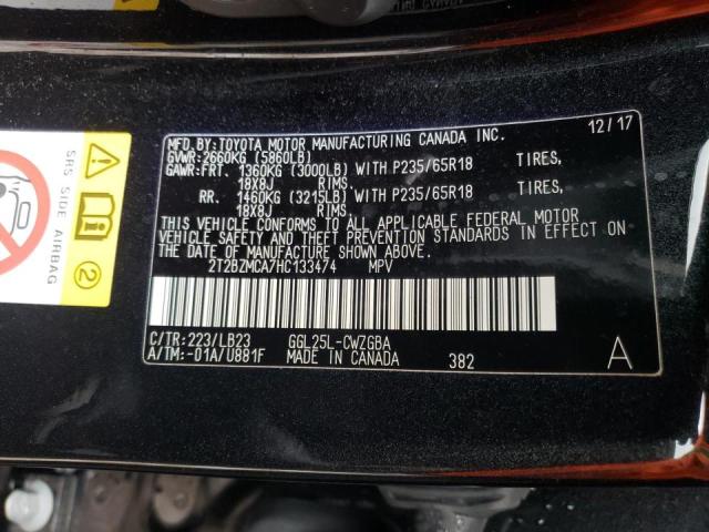 Photo 10 from auction – 2017 LEXUS RX 350 BAS with VIN 2T2BZMCA7HC133474