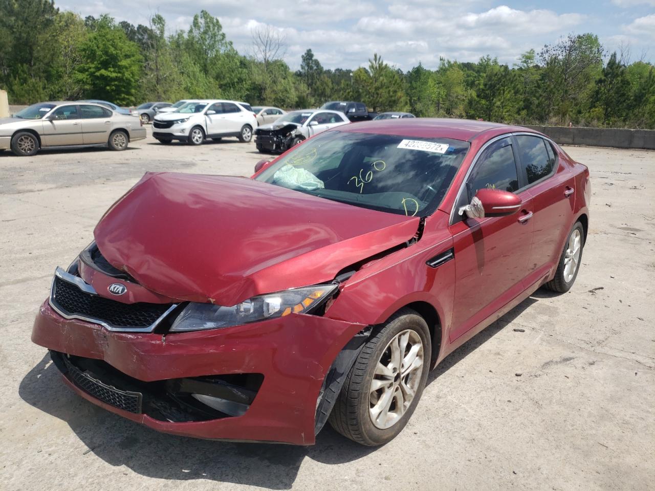 Photo 2 from auction – 2013 KIA OPTIMA EX with VIN 5XXGN4A73DG255474