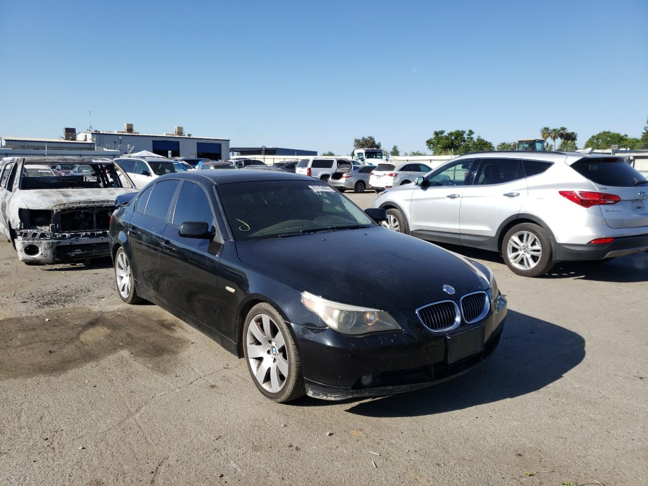 BMW 530 I 2007 with VIN WBANE73507CM52687 - Photo from auction