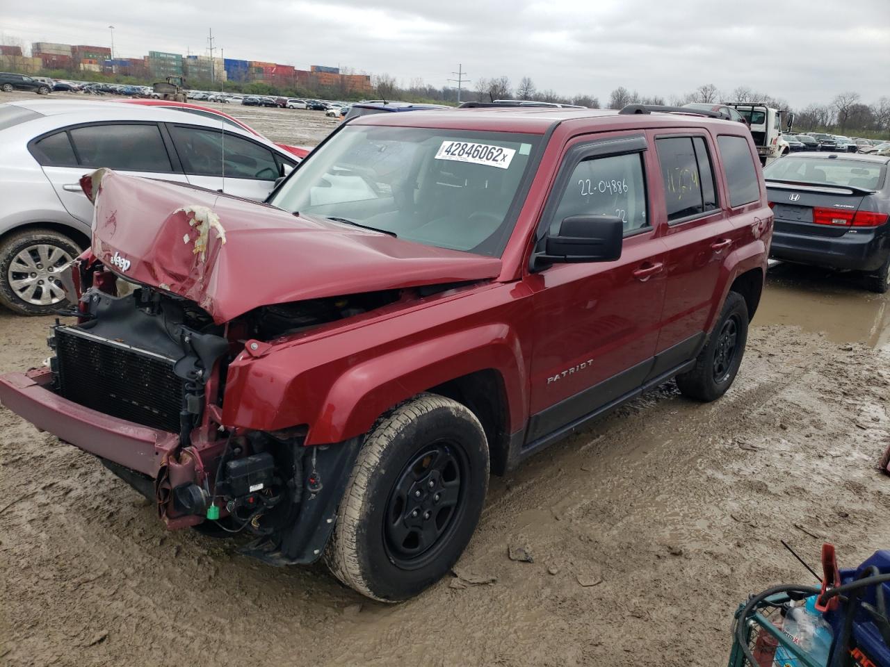 Photo 2 from auction – 2017 JEEP PATRIOT SP with VIN 1C4NJPBA5HD169145