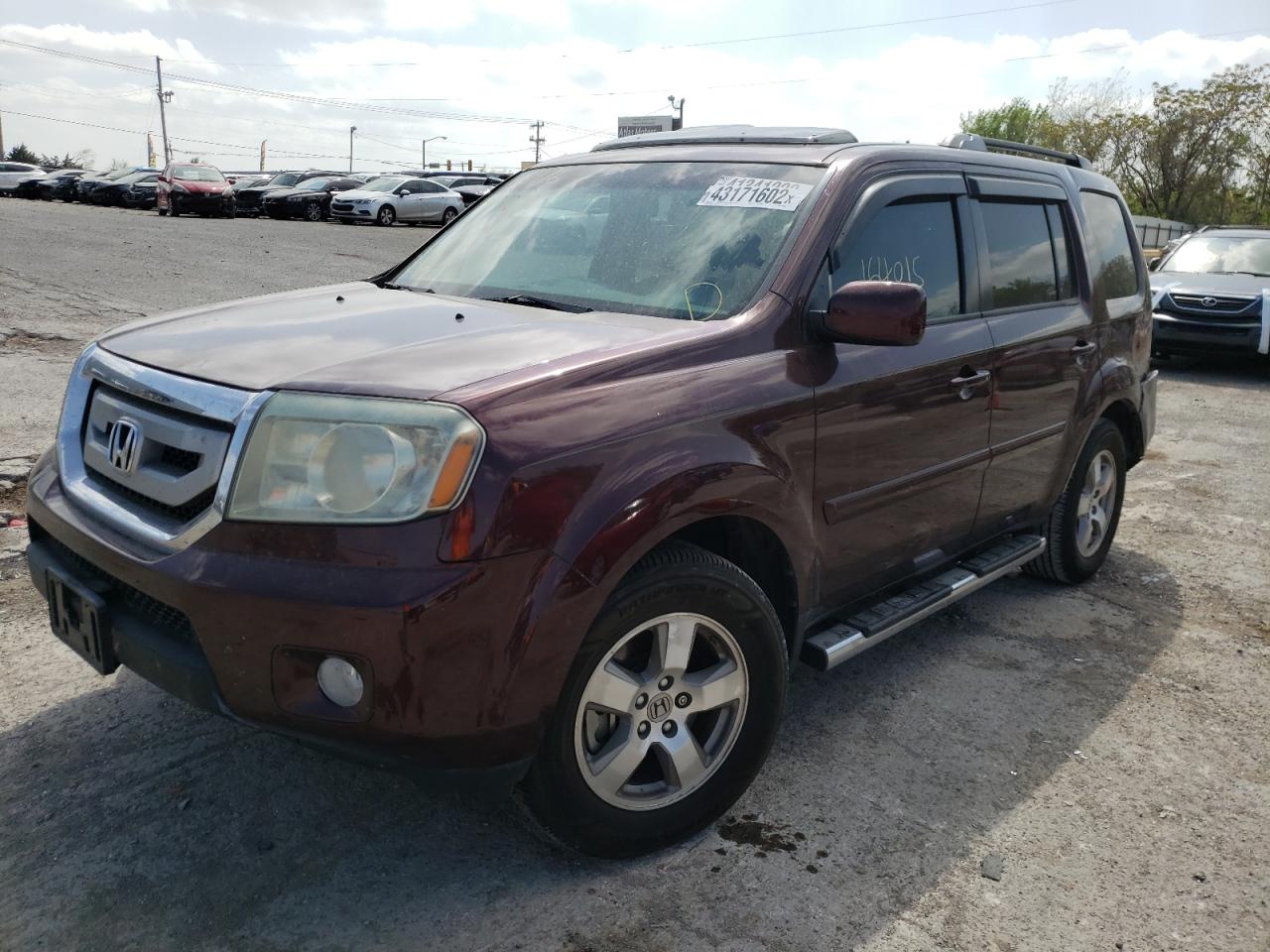 Photo 2 from auction – 2011 HONDA PILOT EXL with VIN 5FNYF3H69BB045986