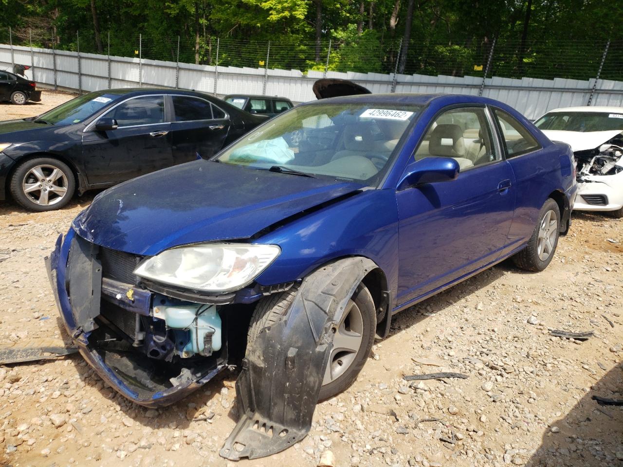Photo 2 from auction – 2004 HONDA CIVIC EX with VIN 1HGEM22954L023197