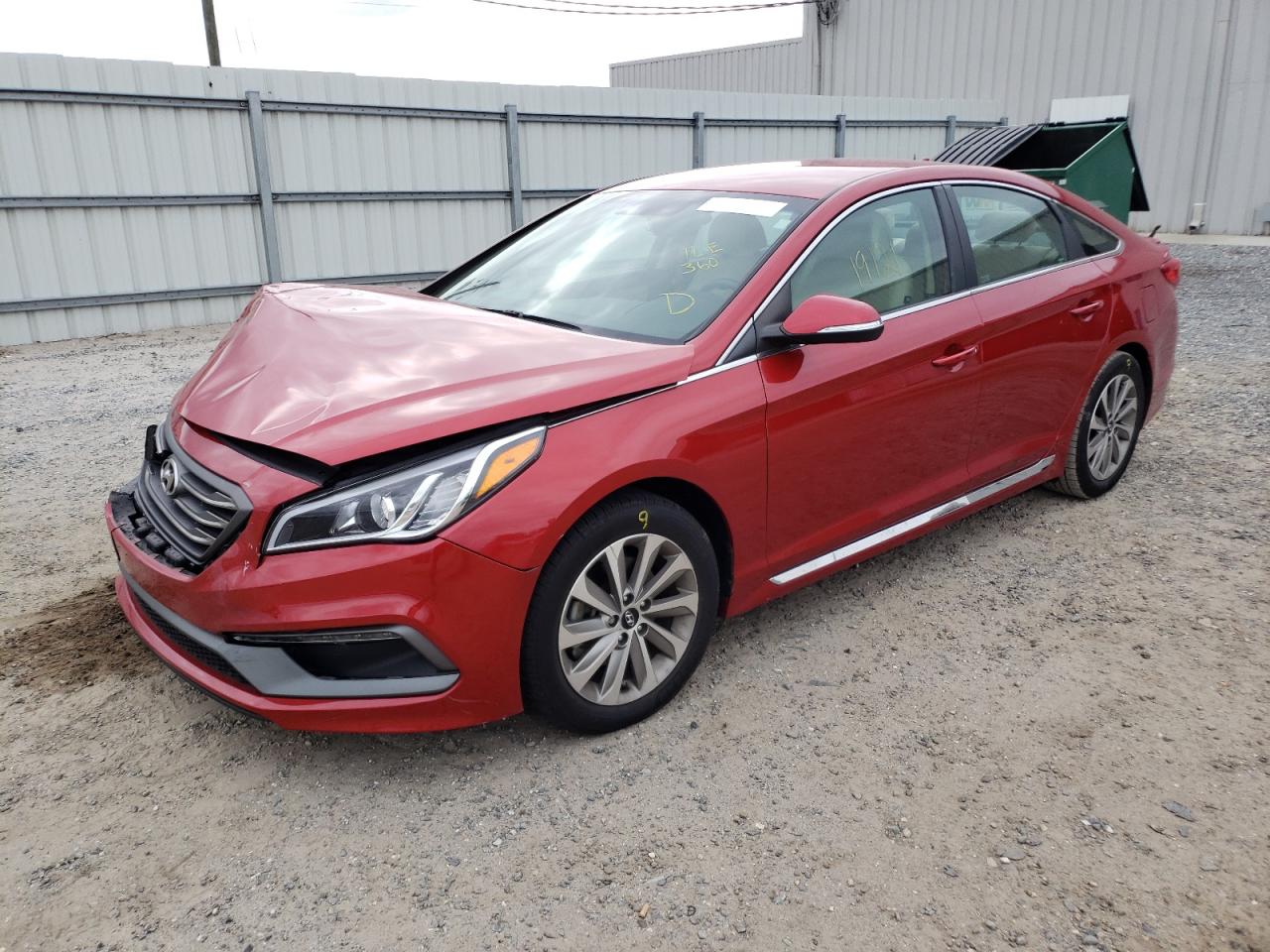 Photo 2 from auction – 2017 HYUNDAI SONATA SPO with VIN 5NPE34AF0HH449751