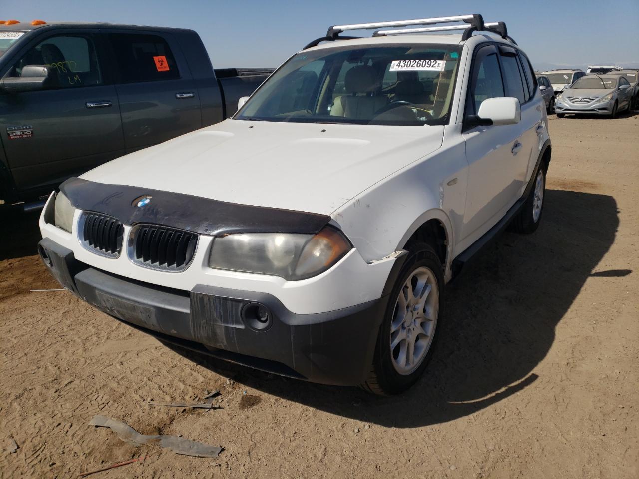 Photo 2 from auction – 2005 BMW X3 2.5I with VIN WBXPA73445WC46949