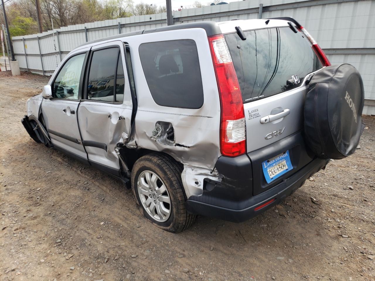 Photo 3 from auction – 2005 HONDA CR-V EX with VIN SHSRD78805U302288