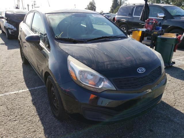 KIA RIO LX 2013 with VIN KNADM4A31D6182796 - Photo from auction
