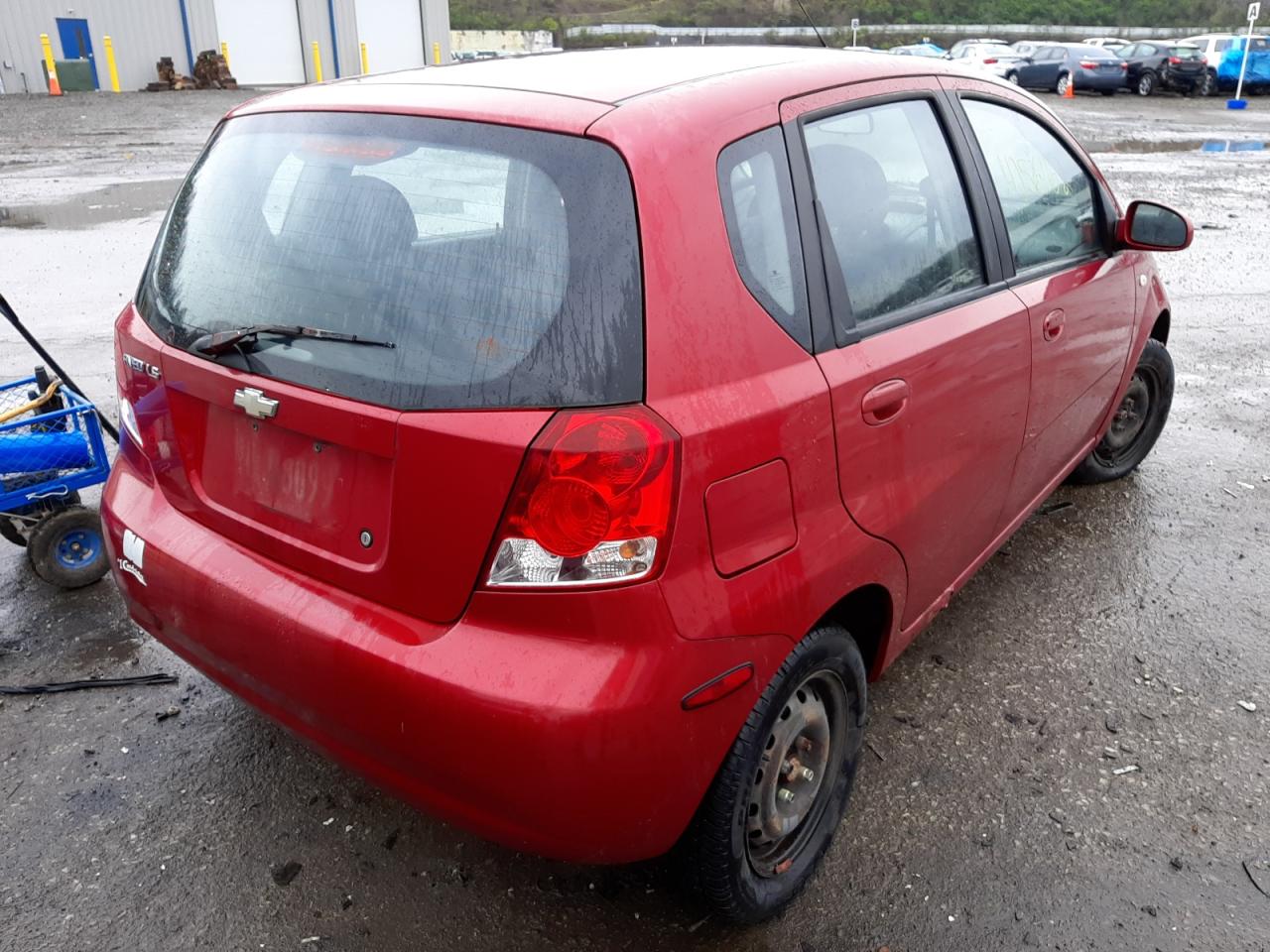 Photo 4 from auction – 2006 CHEVROLET AVEO BASE with VIN KL1TD66676B620123