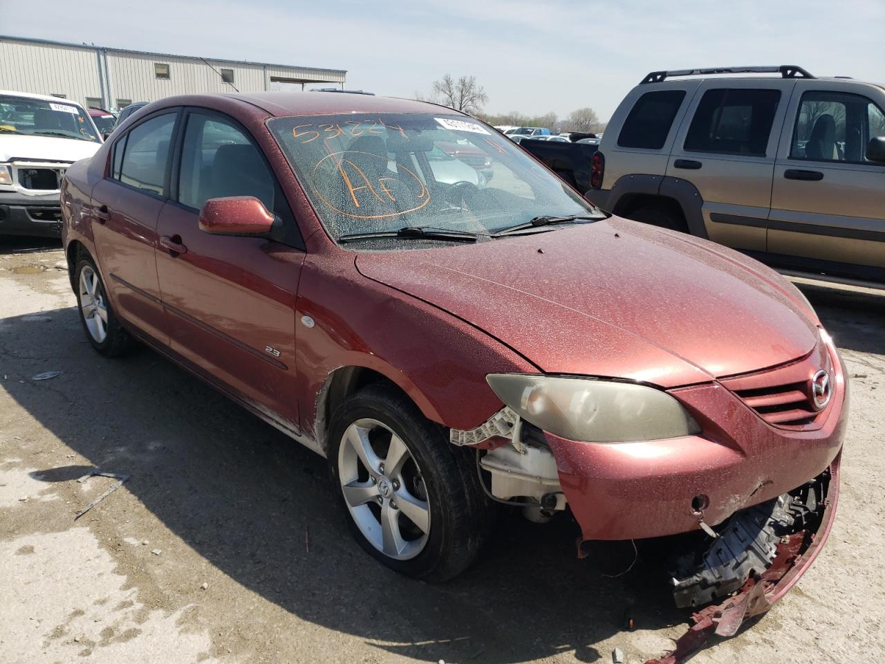 MAZDA 3 S 2006 with VIN JM1BK123X61531824 - Photo from auction