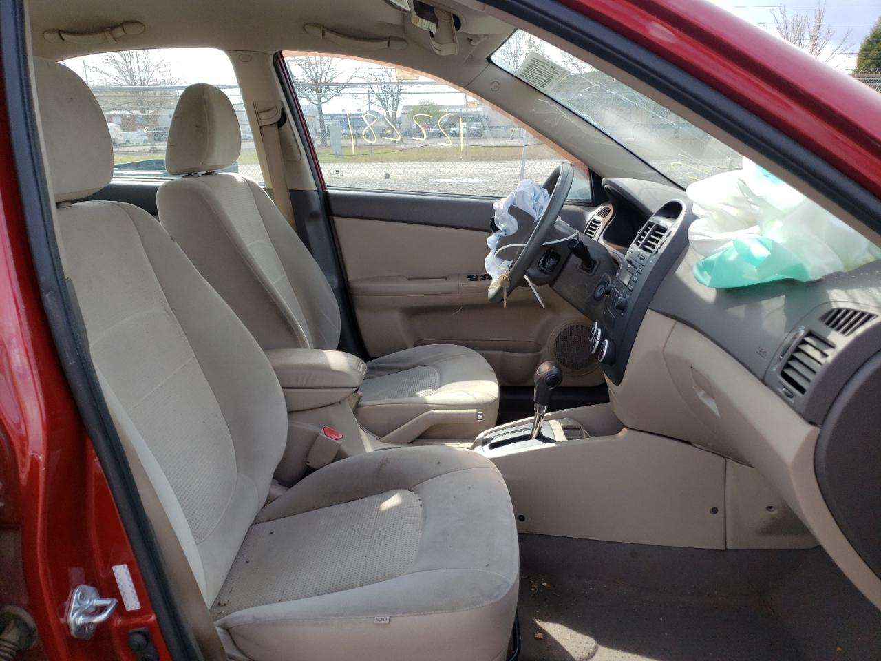 Photo 5 from auction – 2009 KIA SPECTRA EX with VIN KNAFE222495668581