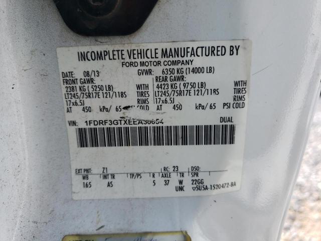 Photo 10 from auction – 2014 FORD F350 SUPER with VIN 1FDRF3GTXEEA30054