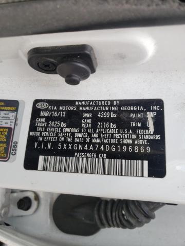 Photo 10 from auction – 2013 KIA OPTIMA EX with VIN 5XXGN4A74DG196869