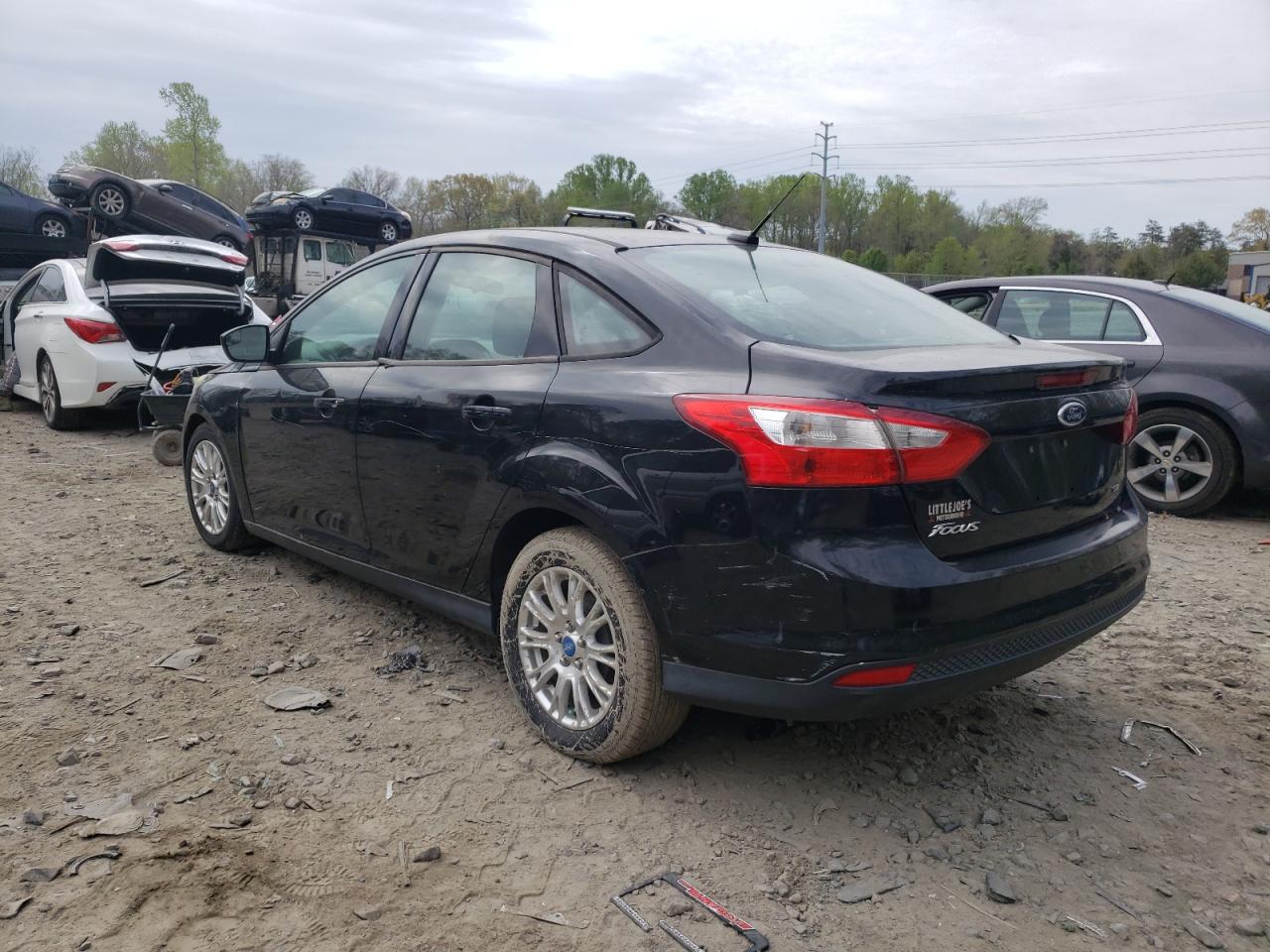 Photo 3 from auction – 2012 FORD FOCUS SE with VIN 1FAHP3F28CL263614