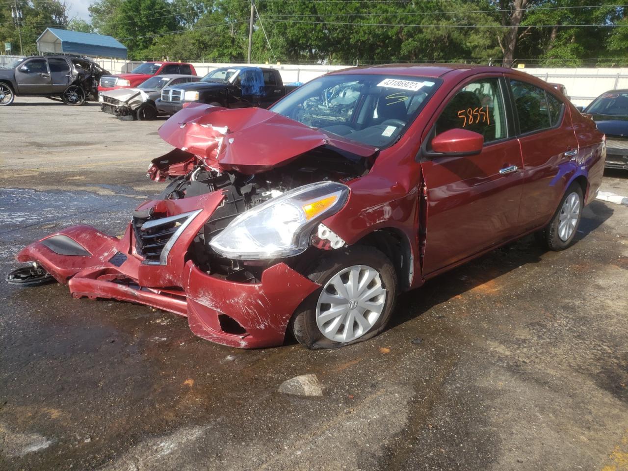 Photo 2 from auction – 2019 NISSAN VERSA S with VIN 3N1CN7AP9KL841150