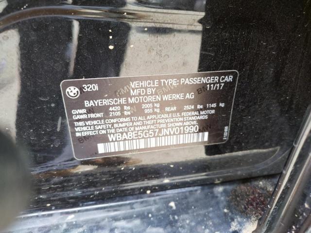 Photo 10 from auction – 2018 BMW 320 XI with VIN WBA8E5G57JNV01990