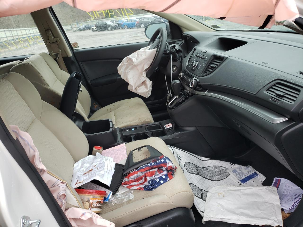 Photo 5 from auction – 2015 HONDA CR-V LX with VIN 5J6RM4H35FL045891