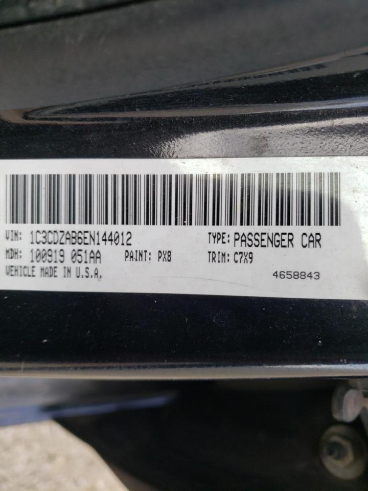 Photo 10 from auction – 2014 DODGE AVENGER SE with VIN 1C3CDZAB6EN144012