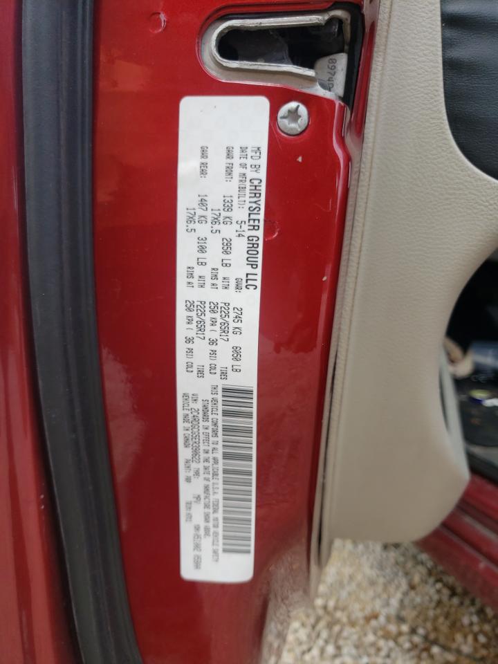 Photo 10 from auction – 2014 DODGE GRAND CARA with VIN 2C4RDGCG5ER390622
