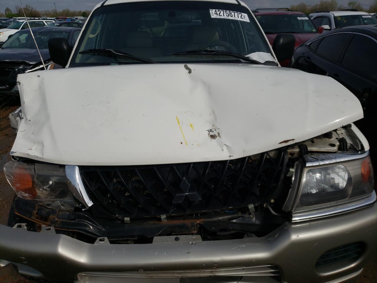 Photo 7 from auction – 2002 MITSUBISHI MONTERO SP with VIN JA4MT31R62J048990